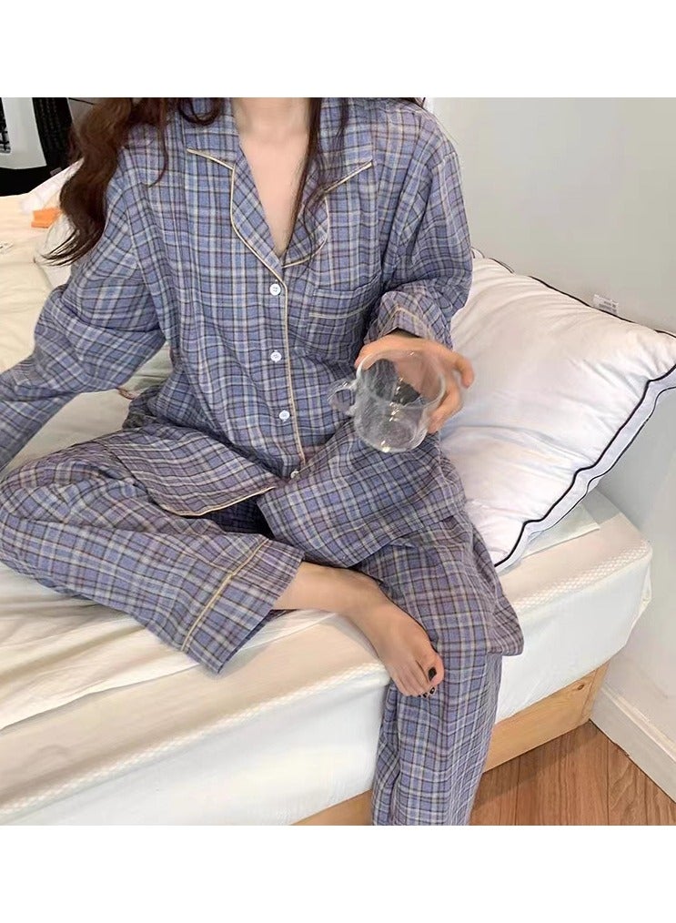 Beauenty Womens Pajamas Set 2 Piece Button Down Pjs Soft Long Sleeve Top and Pants Sleepwear Set Girls  Lounge Sets - Image 4