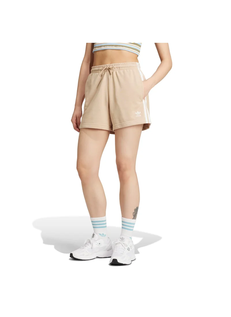 اديداس adidas 3 S SHORT FT Beige Originals Women SHORTS