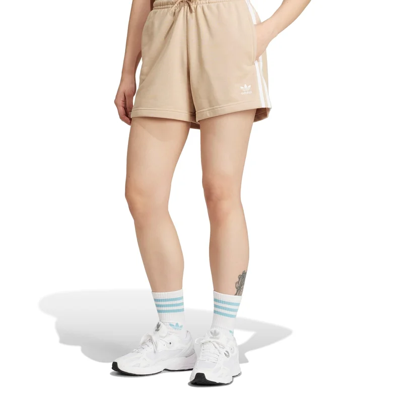 Adidas 3 S SHORT FT Beige Originals Women SHORTS