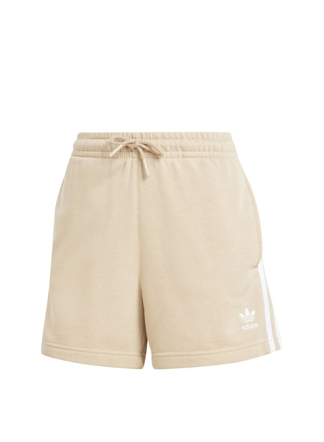 Adidas adidas 3 S SHORT FT Beige Originals Women SHORTS  - Image 1