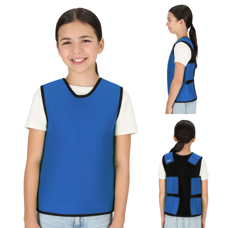 Special Supplies Sensory Compression Vest Deep Pressure Comfort for Autism Hyperactivity Mood Processing Disorders Breathable FormFitting Kids and Adults Medium Pack of 1 Black