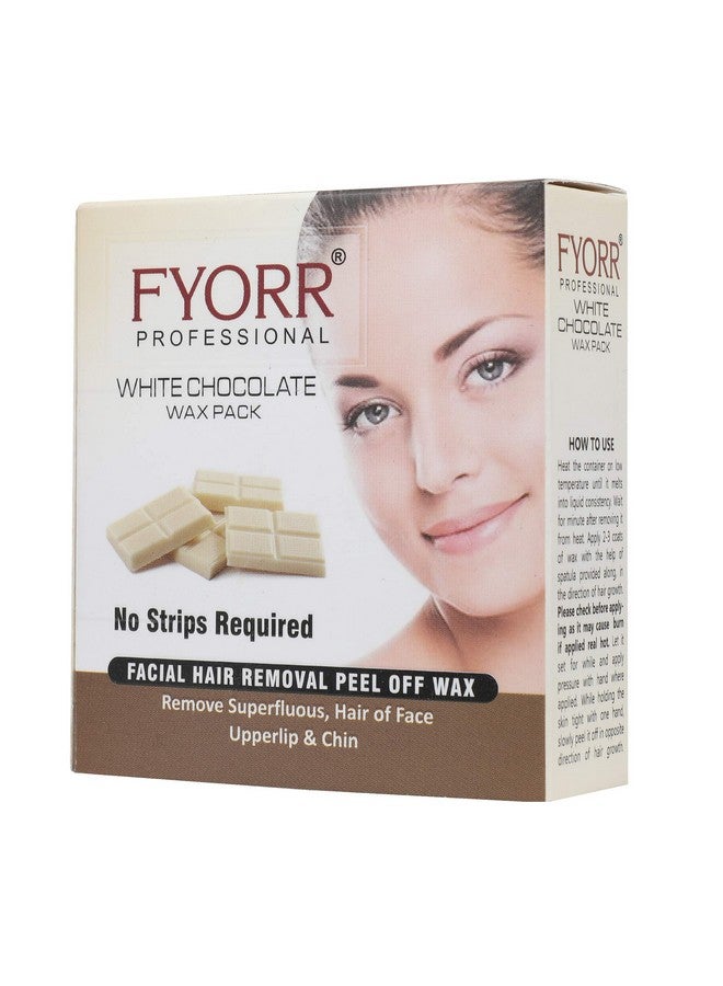 FYORR Facial Katori Peel-Off Wax Combo Of 3, White Chocolate - For Women - 80 Gm Each - Image 4