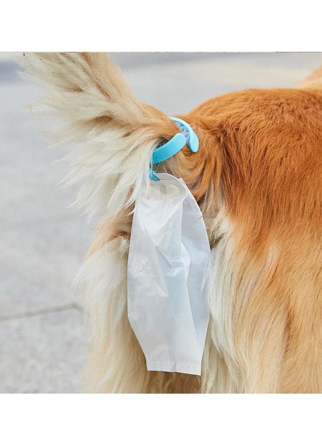 Altheqa Hands Free Pet waste Collector Soft Silicone Clip Tail Holder Container Size S with 20 pcs waste bags - Image 4
