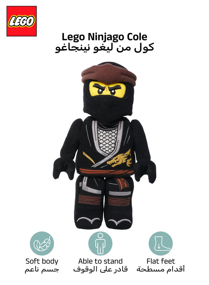 ليغو مانهاتن تويز ليجو نينجاجو كول، دمية شخصية نينجا محشوة وناعمة للأطفال، لعبة قابلة للجمع، ديكور غرفة، هدية للأولاد والبنات، مجسم 30.5 سم - Image 1