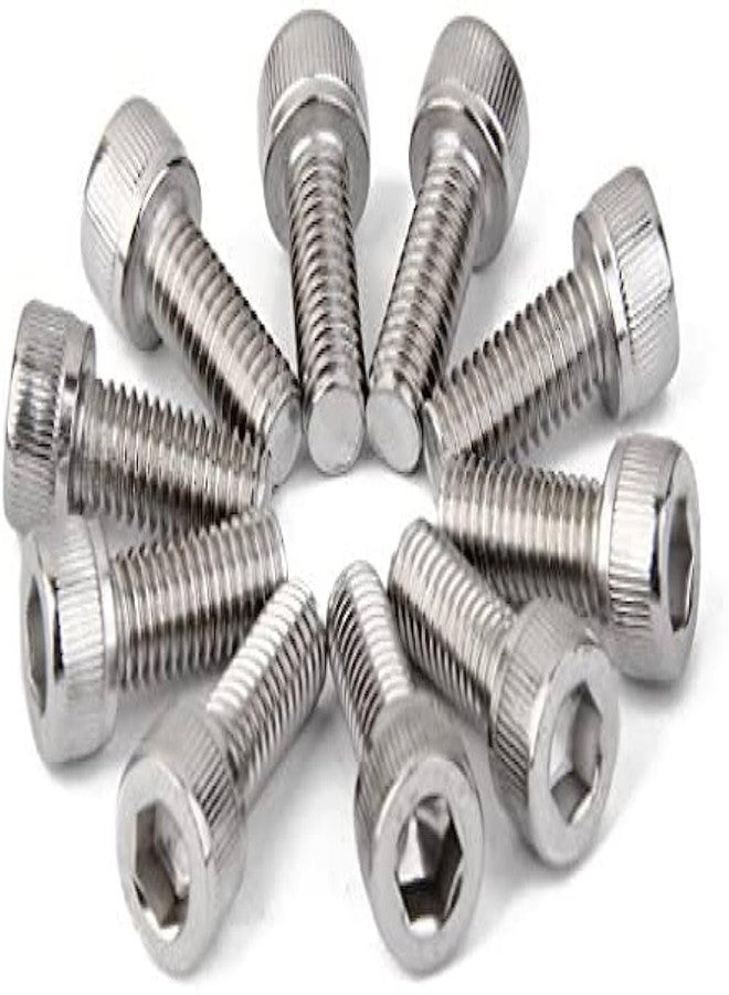 SYLIX برغي رأس سداسي من الفولاذ المقاوم للصدأ، مقاس M3 × 6 مم من SYLIX® | برغي رأس سداسي مع صامولة وحلقة (مجموعة من 10 قطع) - Image 2