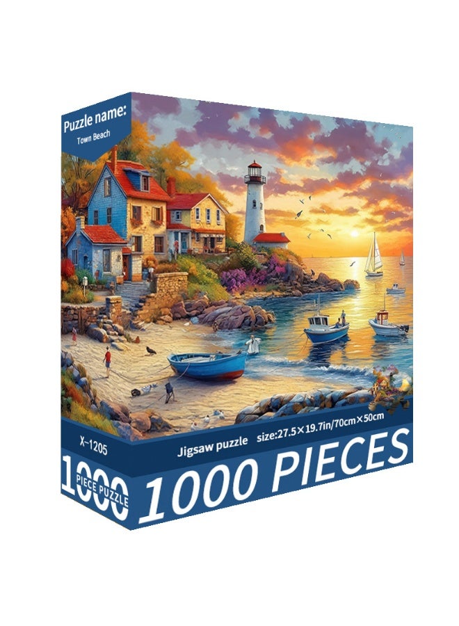 1000-Piece Jigsaw Puzzle for Adults & Kids - Colorful Educational & Decorative Puzzle, Large Puzzle for Family Entertainment and Wall Art - Image 2