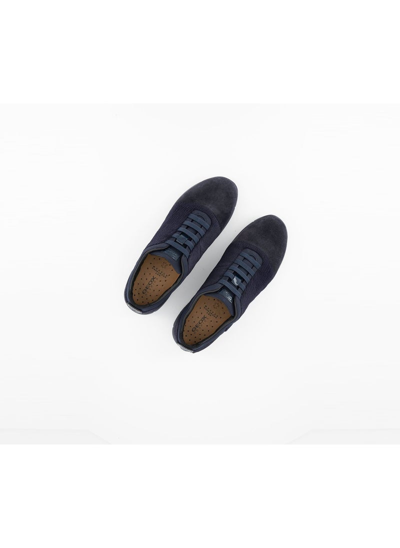 GEOX - Women D Nebula Casual Shoes, Navy Blue - Image 1
