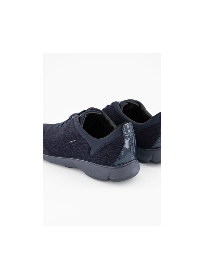 GEOX - Women D Nebula Casual Shoes, Navy Blue - Image 1