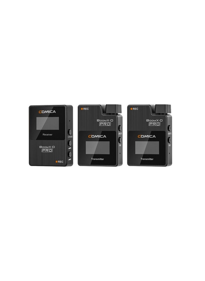 COMICA Comica Audio BoomX-D PRO D2 Ultracompact 2-Person Digital Wireless Microphone  - Image 1