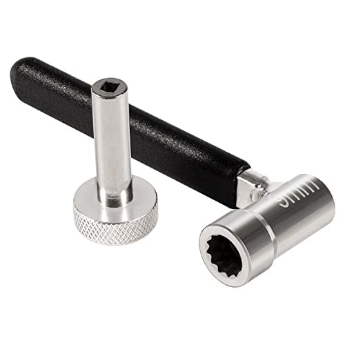 EnRand Valve Tappet Adjusting Wrench Tool Kit for Motorcycles ATVs & ATCs, Include 9mm Lock Nut Wrench with 3mm Tappet Adjuster - Image 1