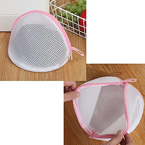 Prachit Prachit 2 Layer Laundry Bra Under Garments Bags Mesh Laundry Bags Lingerie Clothes Washing Bags Pouch Basket with Zipper for Washing Inner Ware 4 Pc - Image 3