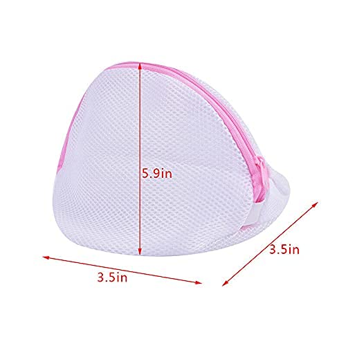 Prachit Prachit 2 Layer Laundry Bra Under Garments Bags Mesh Laundry Bags Lingerie Clothes Washing Bags Pouch Basket with Zipper for Washing Inner Ware 4 Pc - Image 5