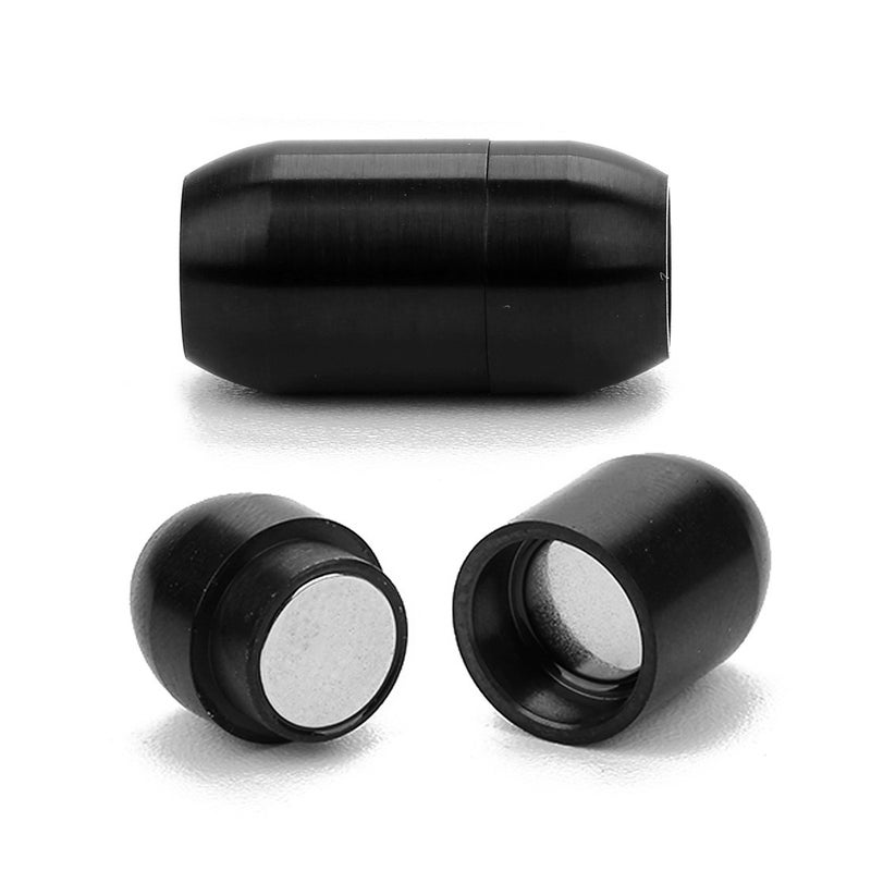 Linsoir Beads Stainless Steel Magnetic Clasp Inner Hole 3mm4mm5mm6mm8mm Gluein Jewelry Clasp