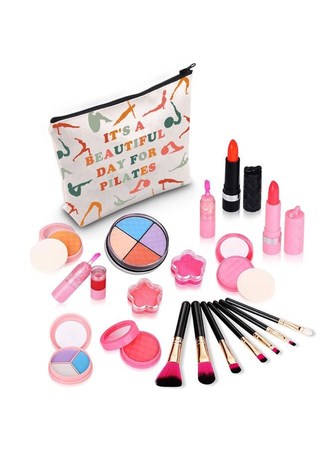 ZJXHPO Pilates Lover Gift Pilates Coach Trainer Instructor Appreciation Gift It's A Beautiful Day For Pilates Makeup Bag With Zipper Yoga Pilates Gift (Pilates) - Image 4