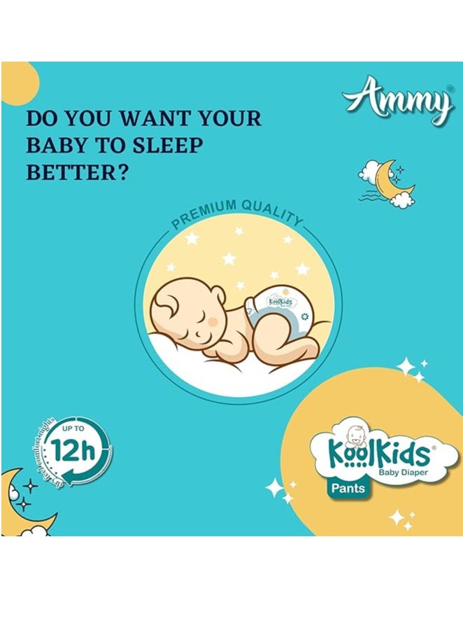 Ammy Ammy Koolkids Baby Diaper Pants, M Size (16 Count), Rash Free Diaper Pants for Babies,Super soft, Super Flexi Smart Fit- System, (7-12Kg)  - Image 2
