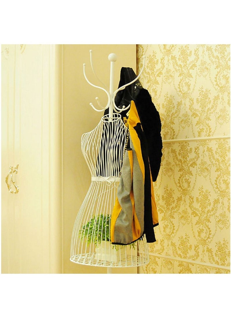 Generic FFD Female Mannequin Torso – Half Body Metal Wire Frame Dress Form Tailors Dummy Model for Designers, Displays, and Garden Flower Stand"  - Image 2