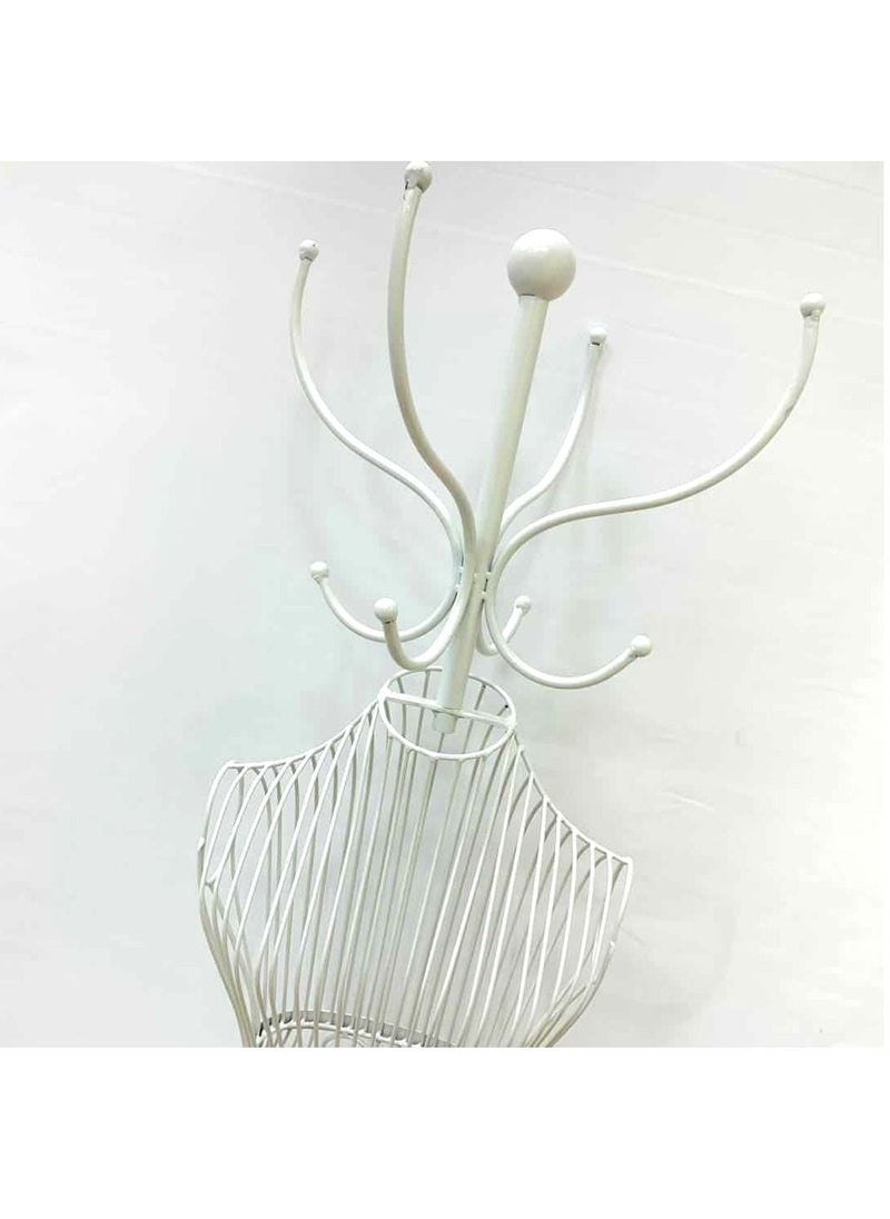 Generic FFD Female Mannequin Torso – Half Body Metal Wire Frame Dress Form Tailors Dummy Model for Designers, Displays, and Garden Flower Stand"  - Image 3