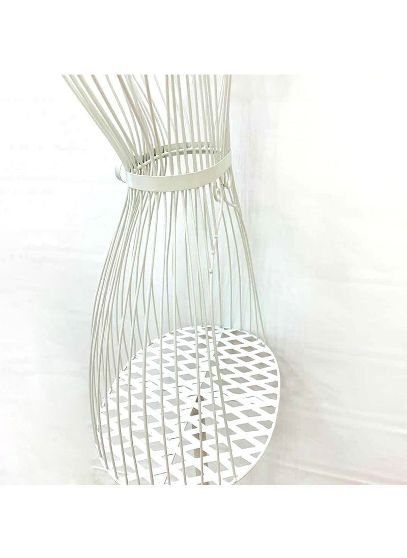 Generic FFD Female Mannequin Torso – Half Body Metal Wire Frame Dress Form Tailors Dummy Model for Designers, Displays, and Garden Flower Stand"  - Image 4