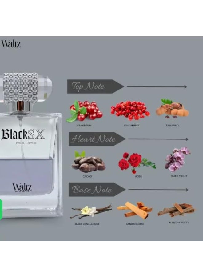 Waltz عطر والتز بلاك SX للرجال - 100 مل - Image 2