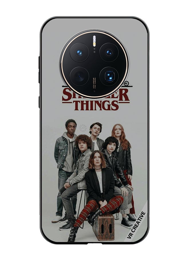 VR CREATIVE Protective Case Cover For Huawei Mate 50 Pro Strangers Thing Design Multicolour - Image 1