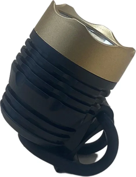Knitex KTX-1038 3-Function Bicycle Flashlight - Black Gold-50