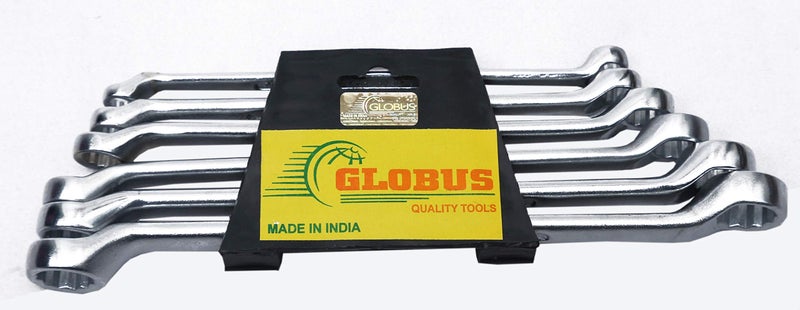 GLOBUS 319 Ring Spanner Set/6 PCS in PVC Clip - Image 3