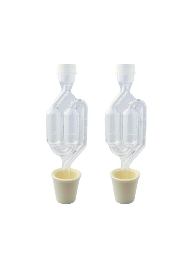 fastrack Twin Bubble Airlock and Carboy Bung Pack of 2 - Image 1