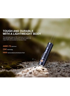 fenix E09R Mini Flashlight 70+ Hours 4 Lighting Levels Rechargeable Type C  - Image 5