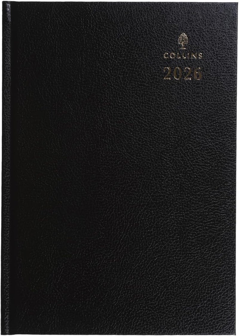 Collins - Desk - 2026 12 Month Calendar Year Planner, Day-To-Page Diary, A4 Hard Cover - Black (44.99-26) - Image 2