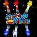 SiliFine 36 Pcs Hero Theme Party Favor Hero LED Finger Lights Favor Glow in the Dark Finger Light Bulk for Birthday Goodies Bag Stuffer Reward Prizes Valentine Gifts Valentine Party Supplies Classroom - Image 2