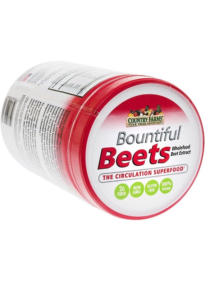 COUNTRY FARMS - Country Farms Bountiful Beets The Circulation Superfood Delicious Natural Flavor Supplement, 300g - Image 1