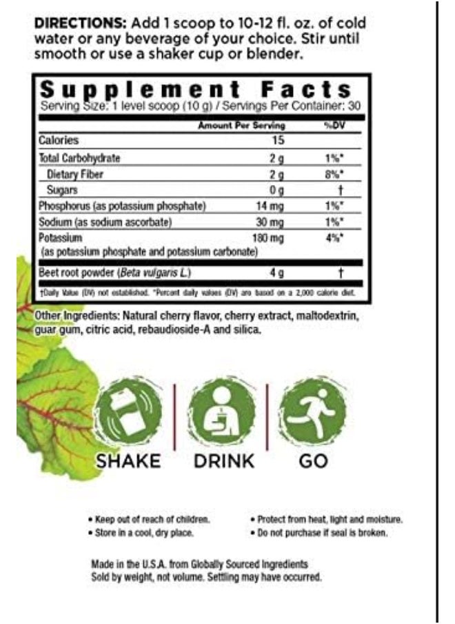 COUNTRY FARMS - Country Farms Bountiful Beets The Circulation Superfood Delicious Natural Flavor Supplement, 300g - Image 1
