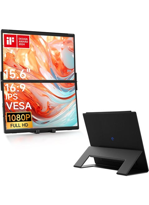 JSAUX FlipGo Lite 156 Portable Monitor with Flex Folio