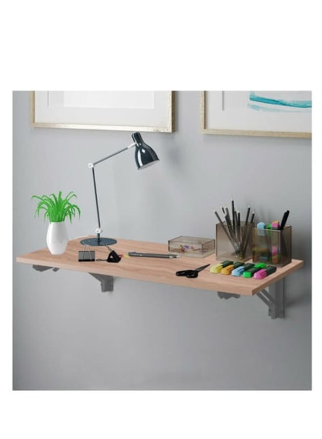 Home Gallery Wall Mounted Folding Desk 120 X 60 Cm Beige - Image 2