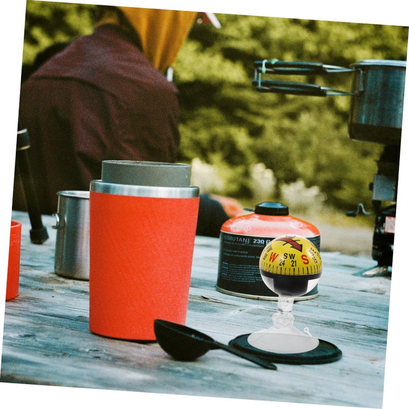 Portable Suction Compass Ball for Car Boat Navigation Outdoor Travel Hiking - Image 5