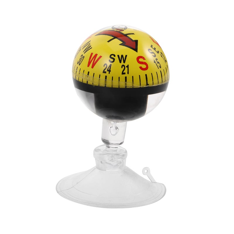 Portable Suction Compass Ball for Car Boat Navigation Outdoor Travel Hiking - Image 2