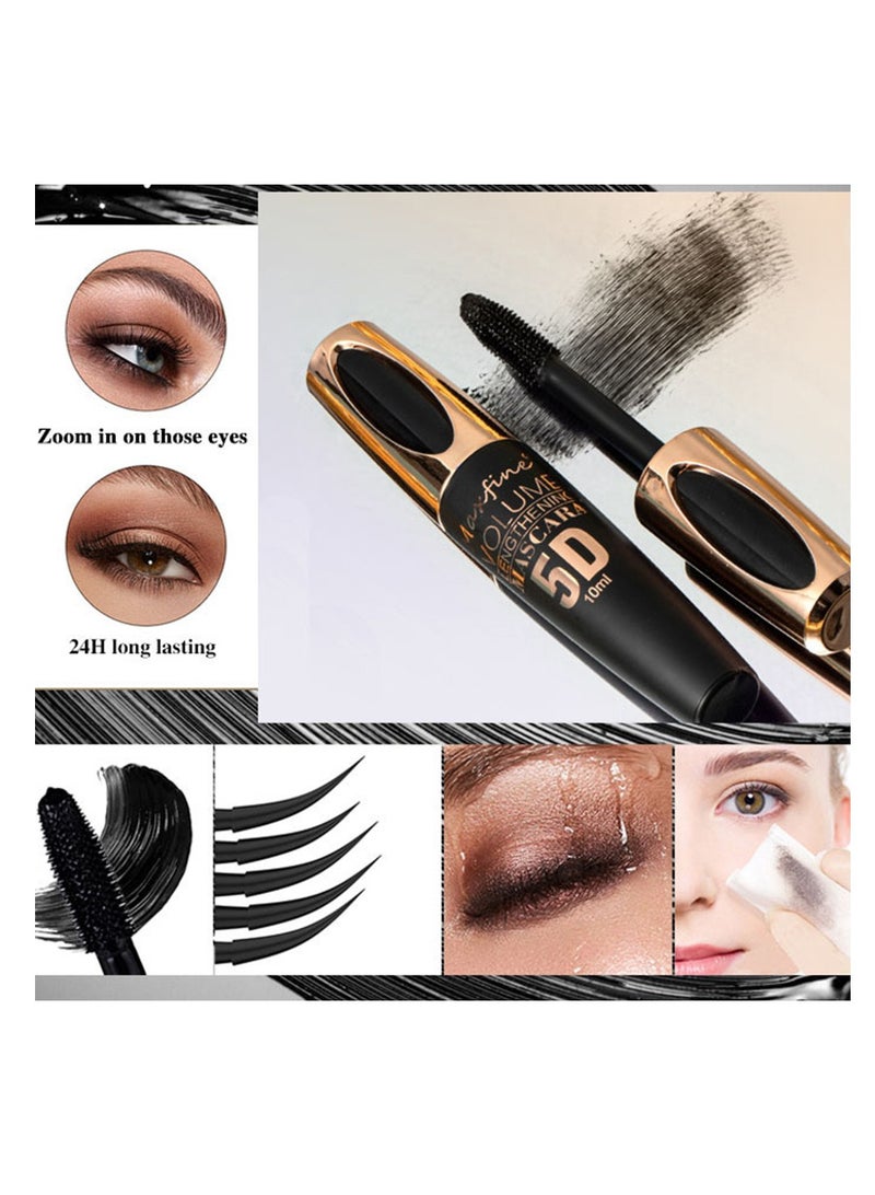 Maxfine 04 5D Silk Fiber Mascara Fuller Voluminous Colored Mascara Natural Waterproof Smudge-proof Mascara  Maxfine  - Image 3