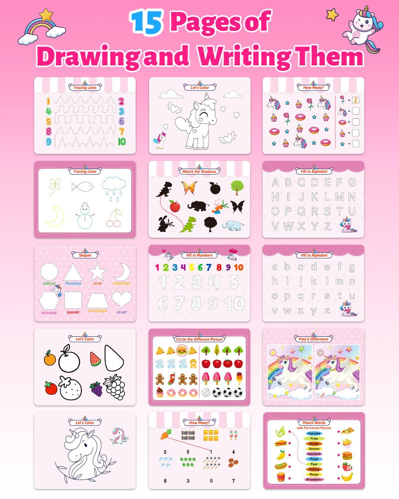 Benresive Montessori Busy Book for Toddlers 2-4, Preschool Toddler Learning Activities Crafts, Sticker Books for 2 3 4 Year Old Boys Girls Birthday Gifts, Autism Sensory Toys - Image 5
