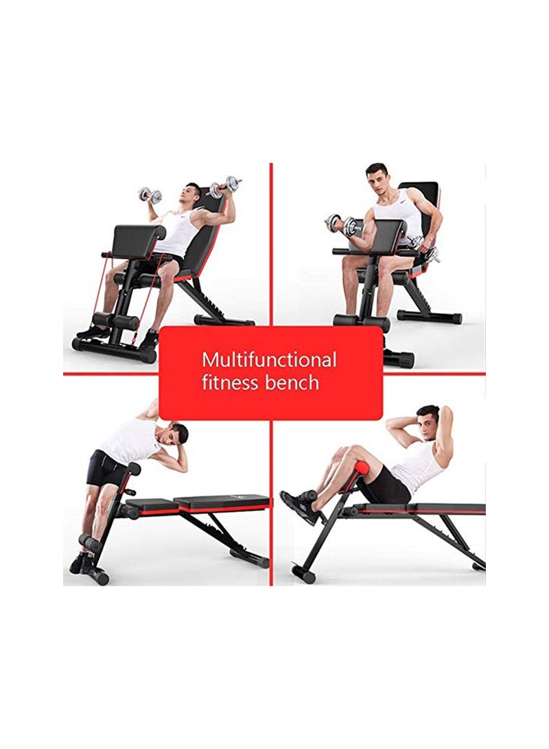 H PRO Adjustable Incline Decline Weight Bench | Foldable Multi-Functional Gym Bench for Home Workout | Sit-Up and Strength Training Bench - Image 4