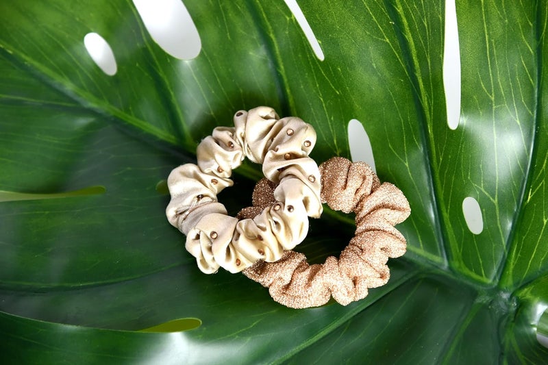 Glitters® Premium Hair Ties Scrunchy Set - 2 Pieces - Image 5
