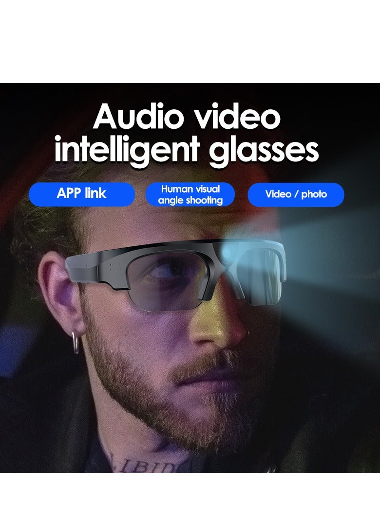 جولف لينك نظارات ذكية XV-17 مزودة بكاميرا تعمل بدون استخدام اليدين ومزودة ببلوتوث لالتقاط الفيديو والصور. - Image 3