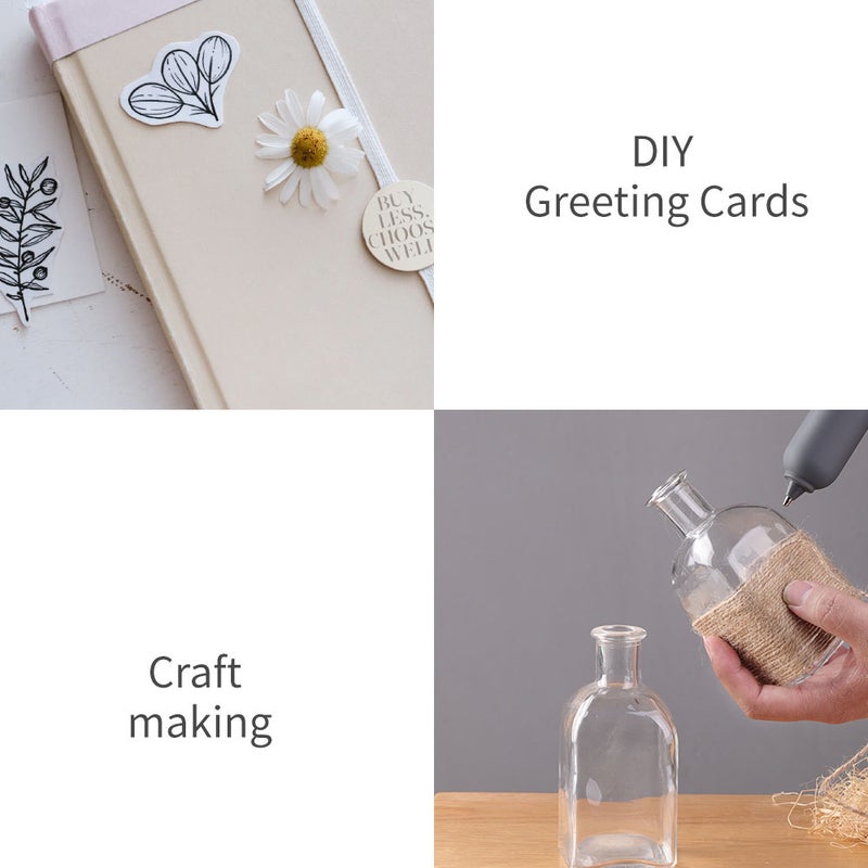 DUKA Electric Hot Melt Glue Machine Portable Cordless Hot Melt Applicator USB Rechargeable Glue Extrusion Tool with 8 Glue Sticks for DIY Crafts Handmade Home Quick Repairs - Image 4