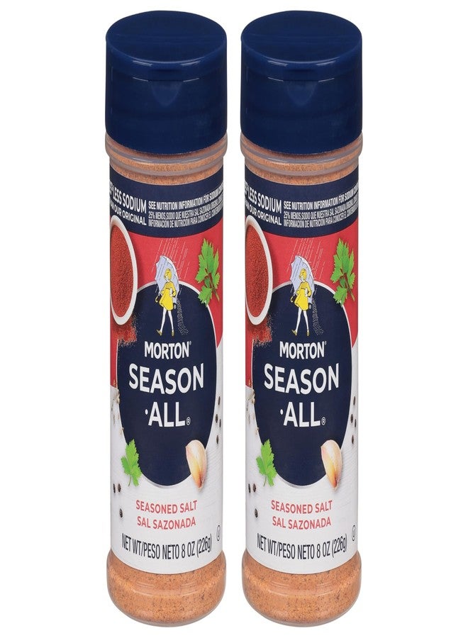 Morton Season-All Less Sodium, 8oz, 2 Pack - Image 1