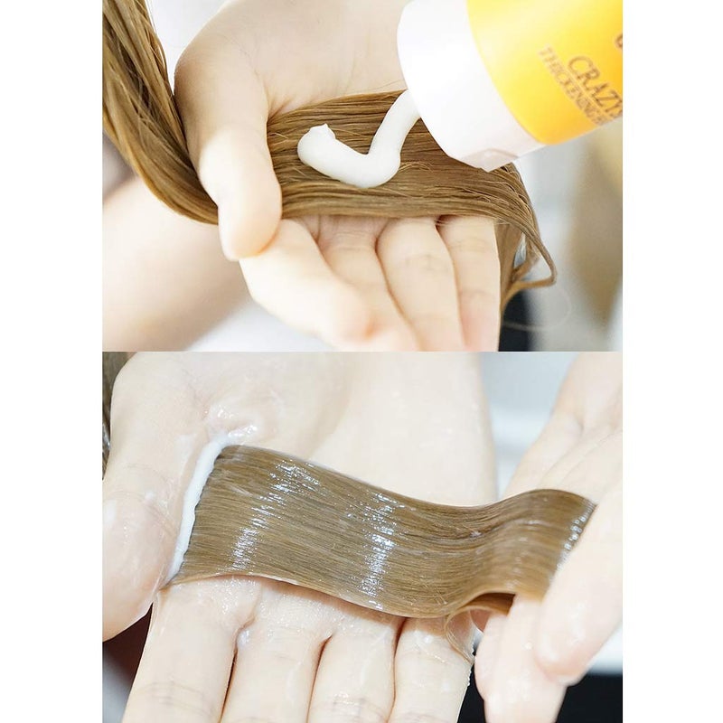 CRAZY SKIN Hair Treatment Mask - pH5.5 Beer Yeast, Protein, Keratin, Argan Oil, Collagen - Repairs Dry, Damaged or Color Treated Hair 6.77oz(200ml) - Image 4