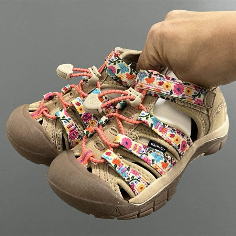 Putian Children'S Shoes Pure Original High Version Keen Sandals Baotou Men'S And Women'S Children'S Shoes Wading Shoes Cohen Non-Slip Tracing Shoes - Image 3