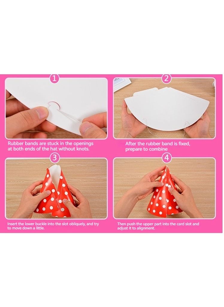 Generic Birthday Party Hats  5 Pcs Assorted Paper Birthday Hat for Kids  - Image 3