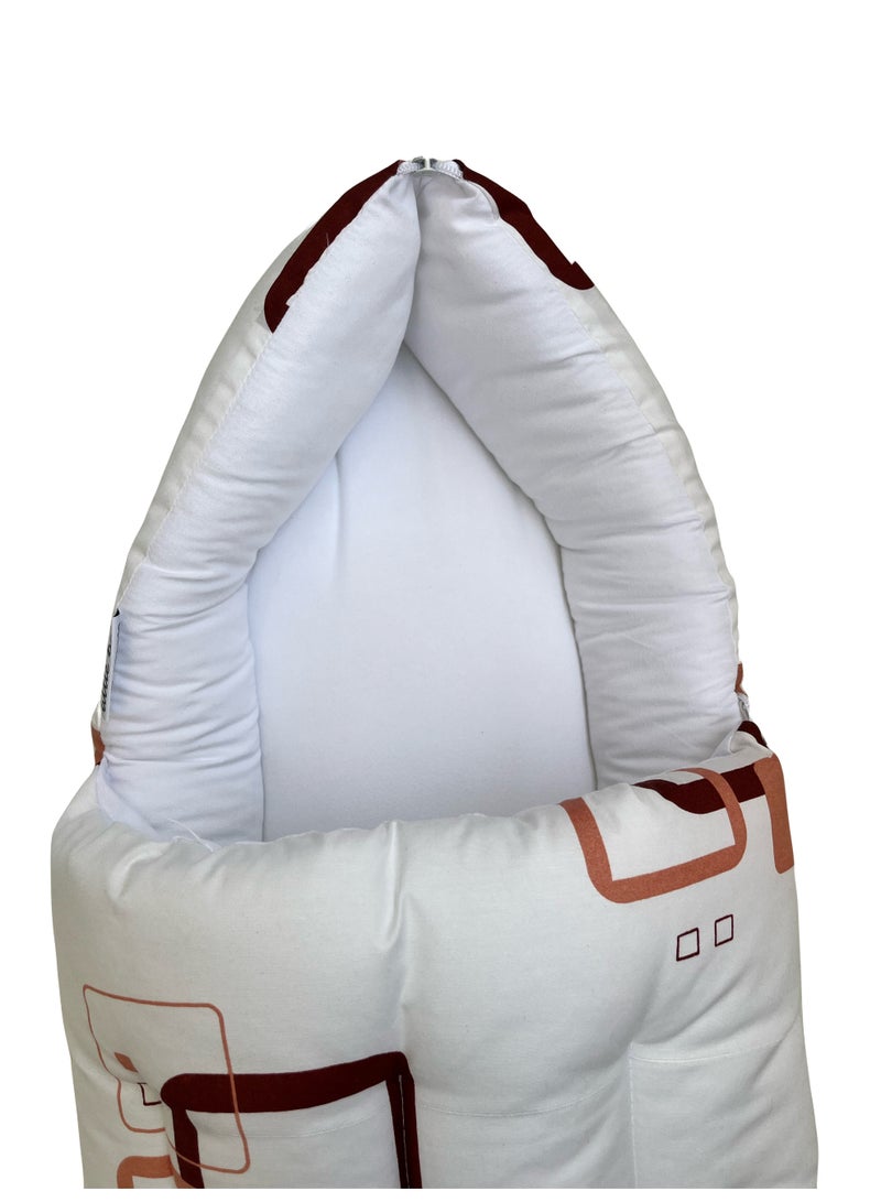 Little Bee LittleBee 3 in 1 Baby Bed, Sleeping Bag & Carry Nest, Cotton Baby Bedding for New Born| Portable/Travel & Skin Friendly | Sleeping Bed (Print) - Image 4