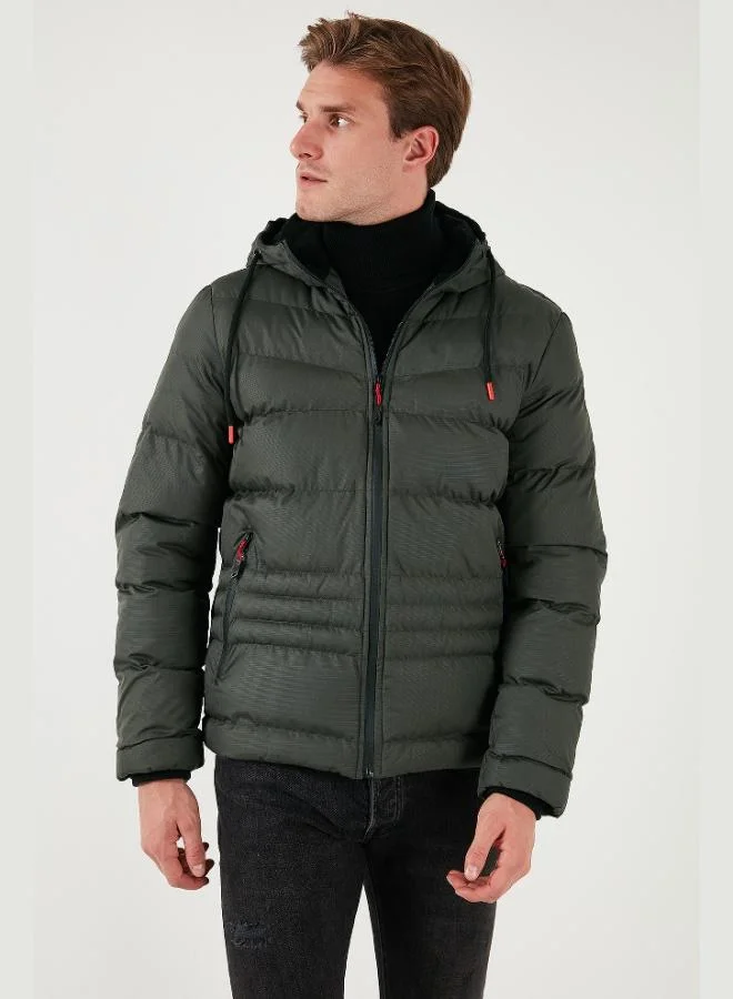 Buratti  Buratti Hooded Pocket Slim Fit Puffer Jacket Men's JACKET 6490001 for Men | Best Price UAE