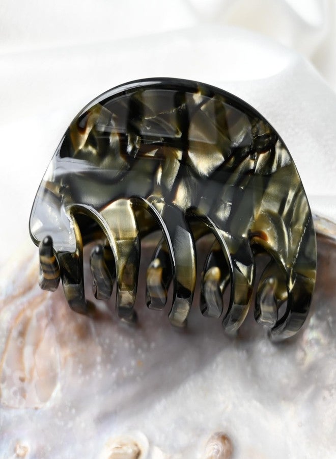 Prettyou 3" Handmade Celluloid French Design Barrettes Hair Claw Tortoise Shell Luxury Fashion Accessories Hair Clip for Women (F) - Image 3