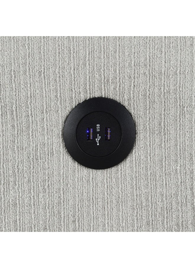 Home Box أريّا نكست أريكة قماشية بثلاثة مقاعد مع منفذ USB 89.5 × 212 × 87 × سم  - Image 5